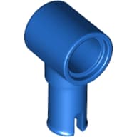 Technic Pin Connector Hub with 1 Pin with Friction Ridges Lengthwise [Square Holes]