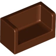 Panel 1 x 2 x 1 with Rounded Corners and 2 Sides