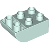 Duplo Brick 2 x 3 with Curved Bottom