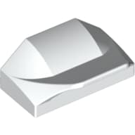 Wedge Curved 1 x 2 x 2/3 No Studs, Wing End