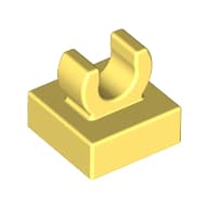 Tile Special 1 x 1 with Clip with Rounded Edges