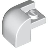 Brick Curved 2 x 2 x 1 1/3 Curved Top, Corner