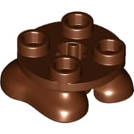 Feet, 2 x 2 x 2/3 with 4 Studs on Top