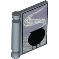 Book Cover with Black Cauldron, White Smoke print