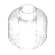 Minifig Head [Plain] [Vented Stud - 2 Holes]