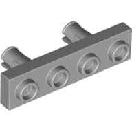 Plate 1 x 4 with 2 Bottom Pins