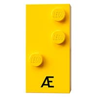 Braille Brick 2 x 4 with 3 Studs ⠣ and 'Æ' Print