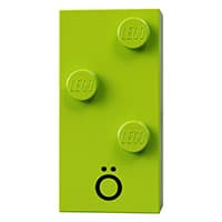 Braille Brick 2 x 4 with 3 Studs ⠪ and 'Ö' print
