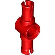 Technic Pin Connector Hub with 2 Pins with Friction Ridges Lengthwise [Small Squared Pin Holes]