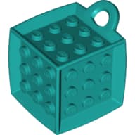 Die - 6 Sided with 3 x 3 Centre Studs, and Ring (DOTS)