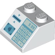 Slope 45° 2 x 2 with Keypad, Card Slot, '9.99' print