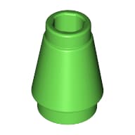 Cone 1 x 1 [Top Groove]