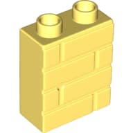 Duplo Brick 1 x 2 x 2 Brick Effect