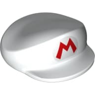 Nintendo Figure, Hat, Large, with Red Mario Logo Print