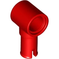 Technic Pin Connector Hub with 1 Pin with Friction Ridges Lengthwise [Square Holes]