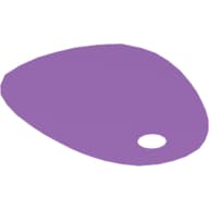 Decorative Shape, Rounded with 1 Hole