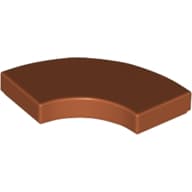 Tile 2 x 2 Curved, Macaroni