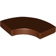 Tile 2 x 2 Curved, Macaroni
