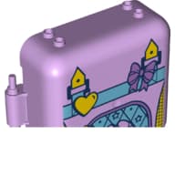 Pod, Square 3 x 8 x 6 2/3 [Male] with Suitcase print