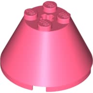 Cone 4 x 4 x 2, Axle Hole [Plain]