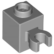 Brick Special 1 x 1 with Clip Vertical [Open O Clip, Hollow Stud]