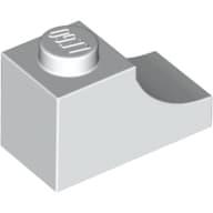 Brick Curved 2 x 1 with Inverted Cutout