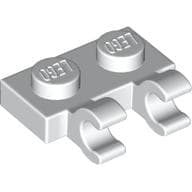 Plate Special 1 x 2 with Clips Horizontal [Open O Clips]
