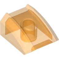 Slope Curved 2 x 2 with Lip, No Studs