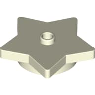 Plate Special 5-Point Star 4 x 4 2/3 with One Stud