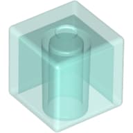 Minifig Head Special, Cube [Plain]