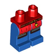 Hips and Blue Legs with Red Surcoat, Silver Chainmail, Reddish Brown Belt Print