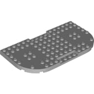 Plate Special 8 x 16 x 2/3, Two Rounded Corners, Reduced Stud Sections