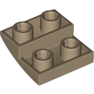 Slope Curved 2 x 2 x 2/3 Inverted