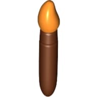 Equipment Paint Brush with Full Orange Tip Pattern