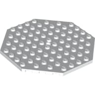 Plate Special 10 x 10 Octagonal with Hole