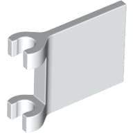 Flag 2 x 2 Square, Flared Clip Edge [Thick Clips]