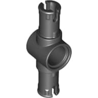 Technic Pin Connector Hub with 2 Pins with Friction Ridges Lengthwise [Small Squared Pin Holes]