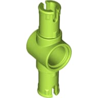 Technic Pin Connector Hub with 2 Pins with Friction Ridges Lengthwise [Small Squared Pin Holes]