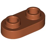 Plate Special 1 x 2 Rounded with 2 Open Studs