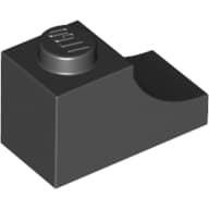 Brick Curved 2 x 1 with Inverted Cutout