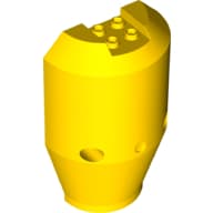 Tipper Drum 3 x 6 x 8 Cement Mixer Half, with 2 x 2 Studs on End