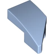 Slope Curved 2 x 1 with Stud Notch Left