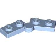 Hinge Plate 1 x 4 Swivel Top / Base - Solid Clip [Complete Assembly]