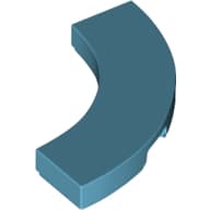 Tile 3 x 3 Curved, Macaroni