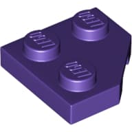 Wedge Plate 2 x 2 Cut Corner