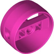 Technic Cylinder 4 x 4 with Pin Holes and Centre Bar, Closed Sides on Bar