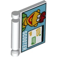 Book Cover with Computer Screen, Scooter print