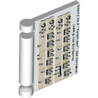 Book Cover with Sheet Music print