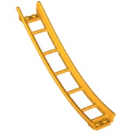 Vehicle Track, Roller Coaster Ramp Large Lower Part, 6 Bricks Elevation