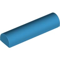 Brick Curved 1 x 4 x 2/3 Double, No Studs